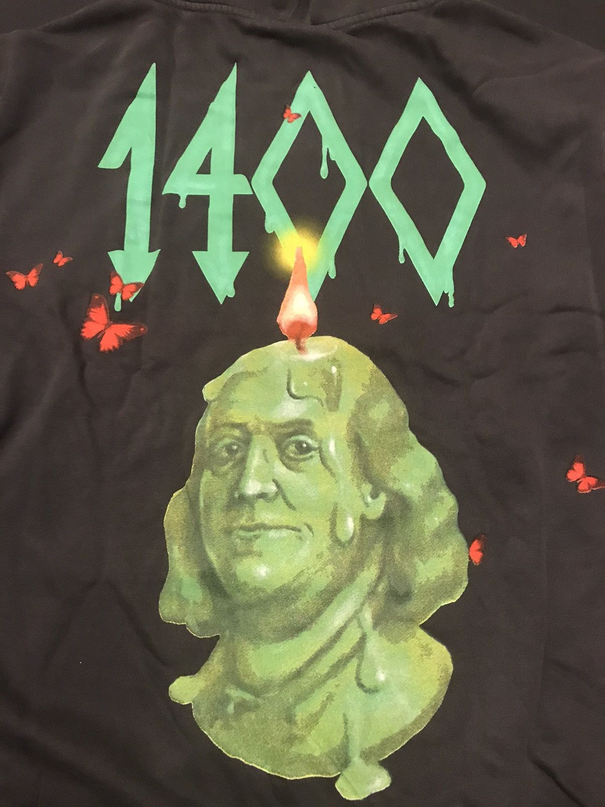 Trippie redd benjamin franklin hoodie top