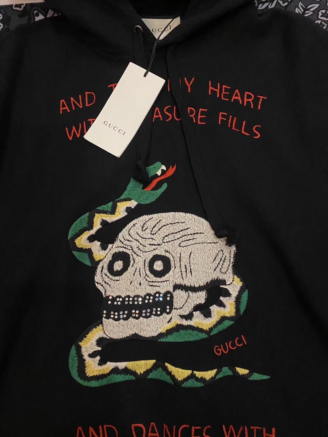 Gucci skull hoodie sale