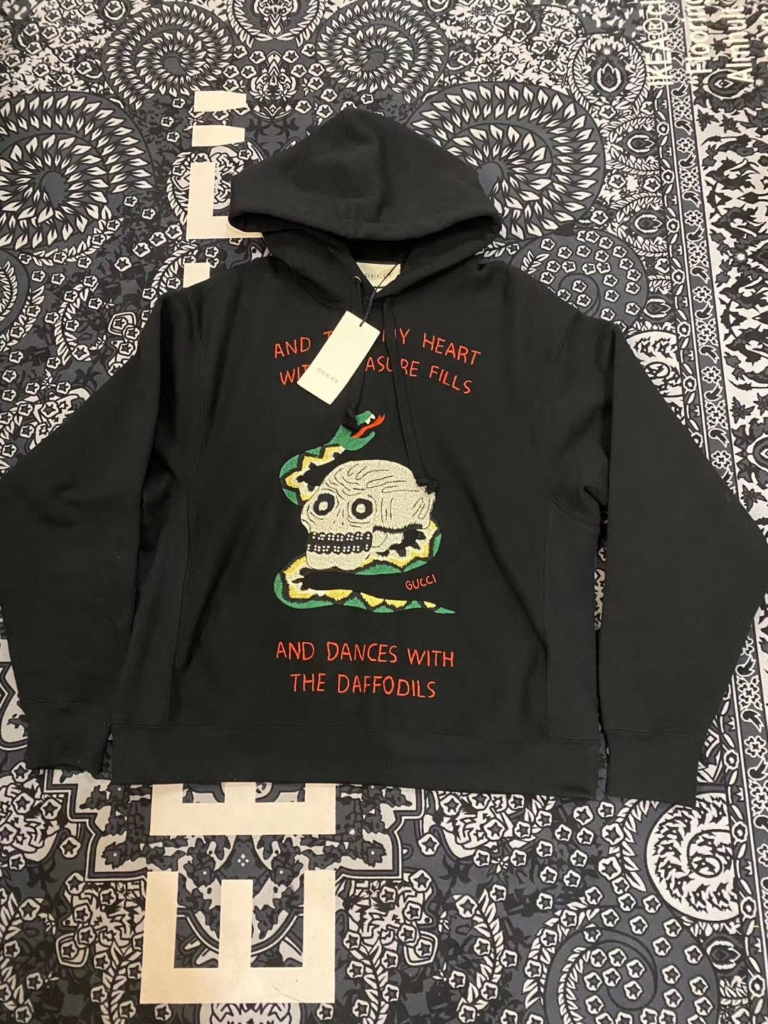 Gucci skull hoodie online