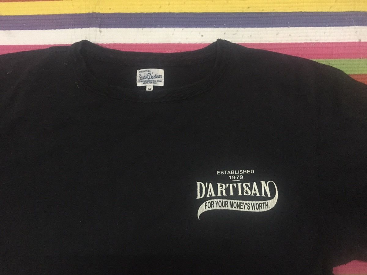 Studio Dartisan T Shirt Medium Work Wear Japan Menswear