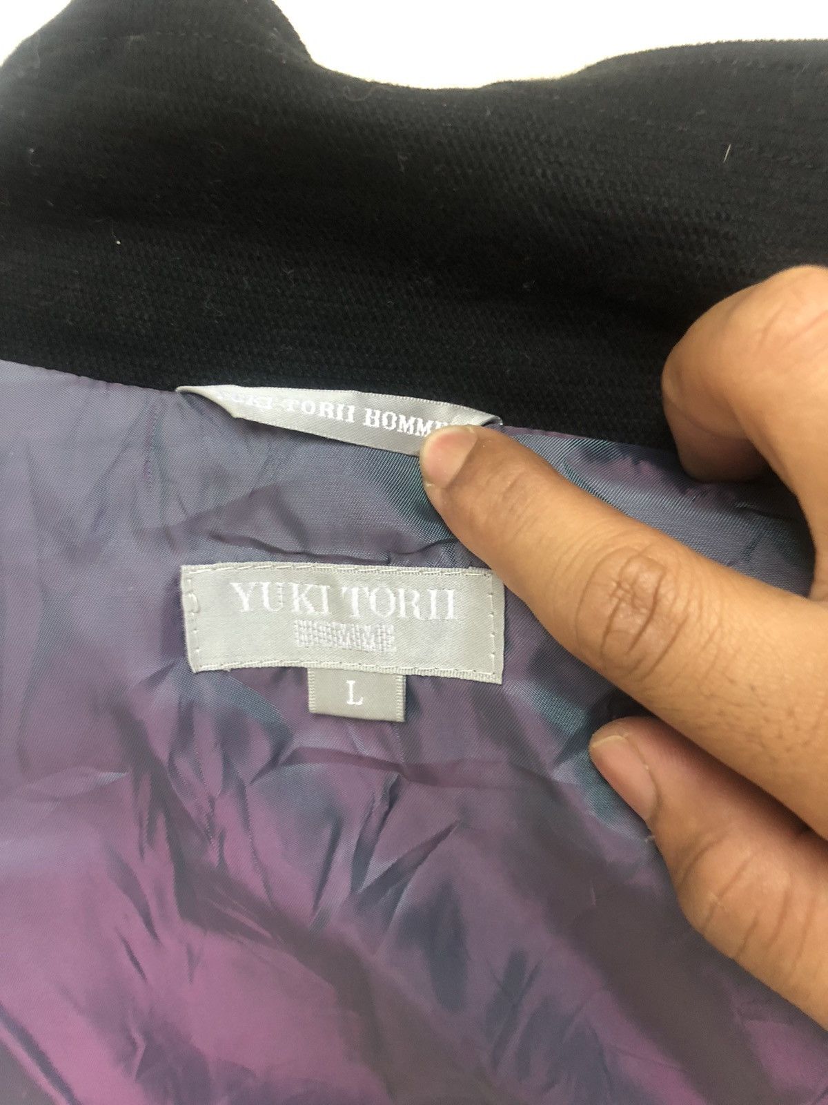 Japanese Brand Japanese designer Yuki Tori Black Coat | Grailed