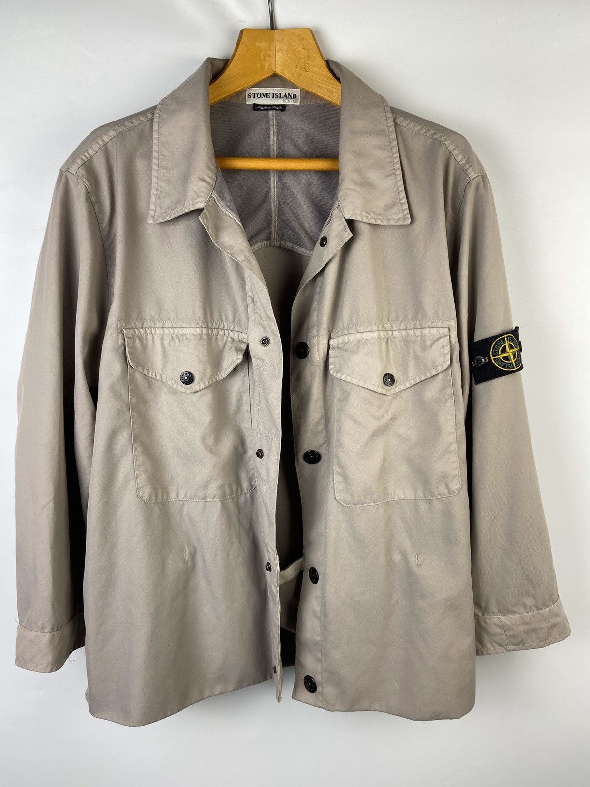 rare archival Stone Island overshirt light jacket vintage