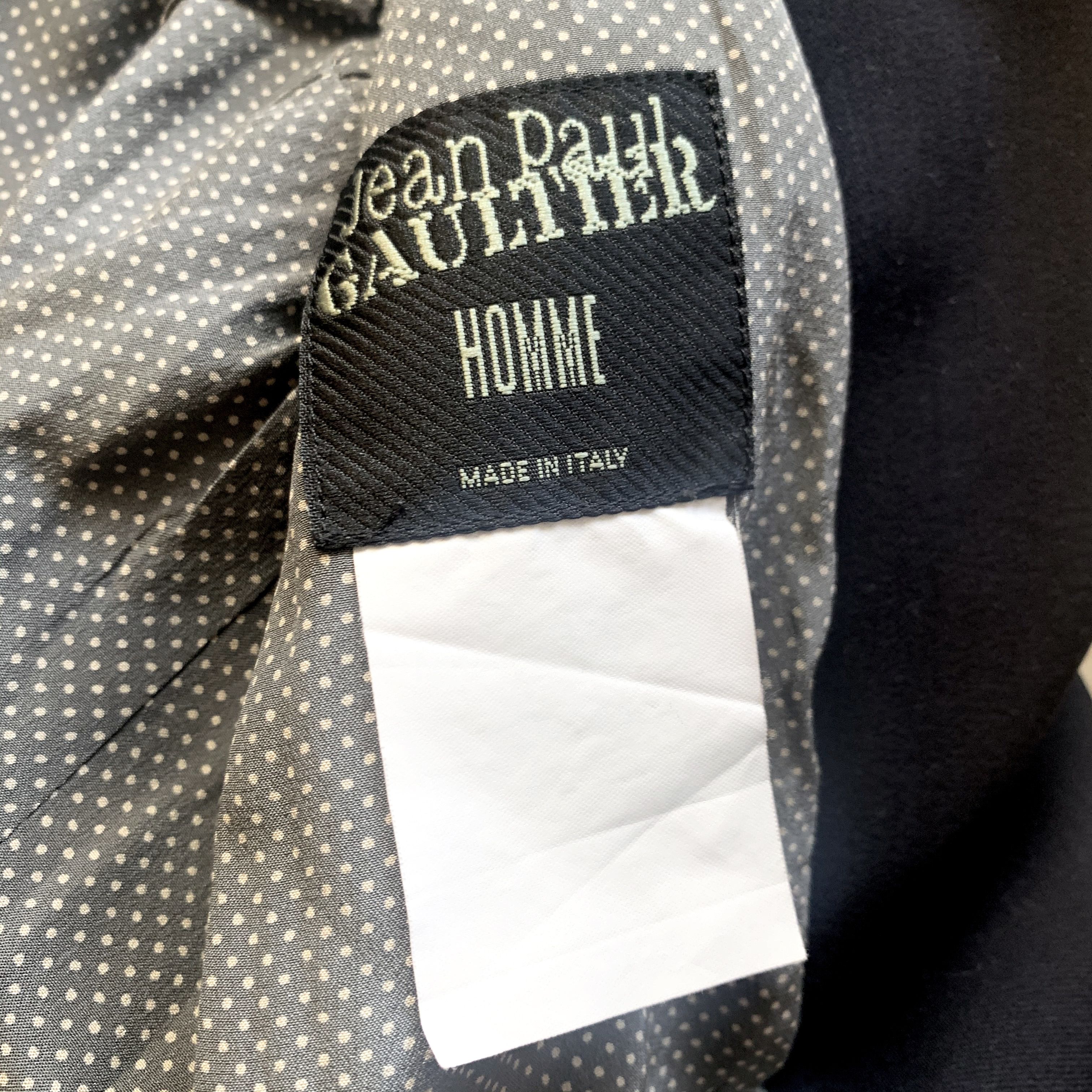 Jean Paul Gaultier JPG Padded Shoulder Beltloop Blazer Size 40R - 4 Thumbnail