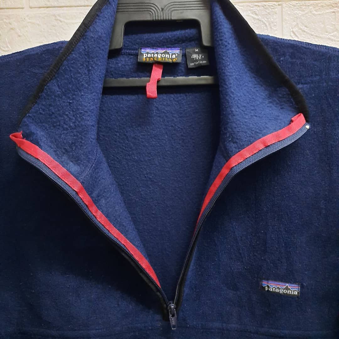 Patagonia × Vintage Vintage Patagonia Fleece Sweater Jacket Size US M / EU 48-50 / 2 - 3 Thumbnail