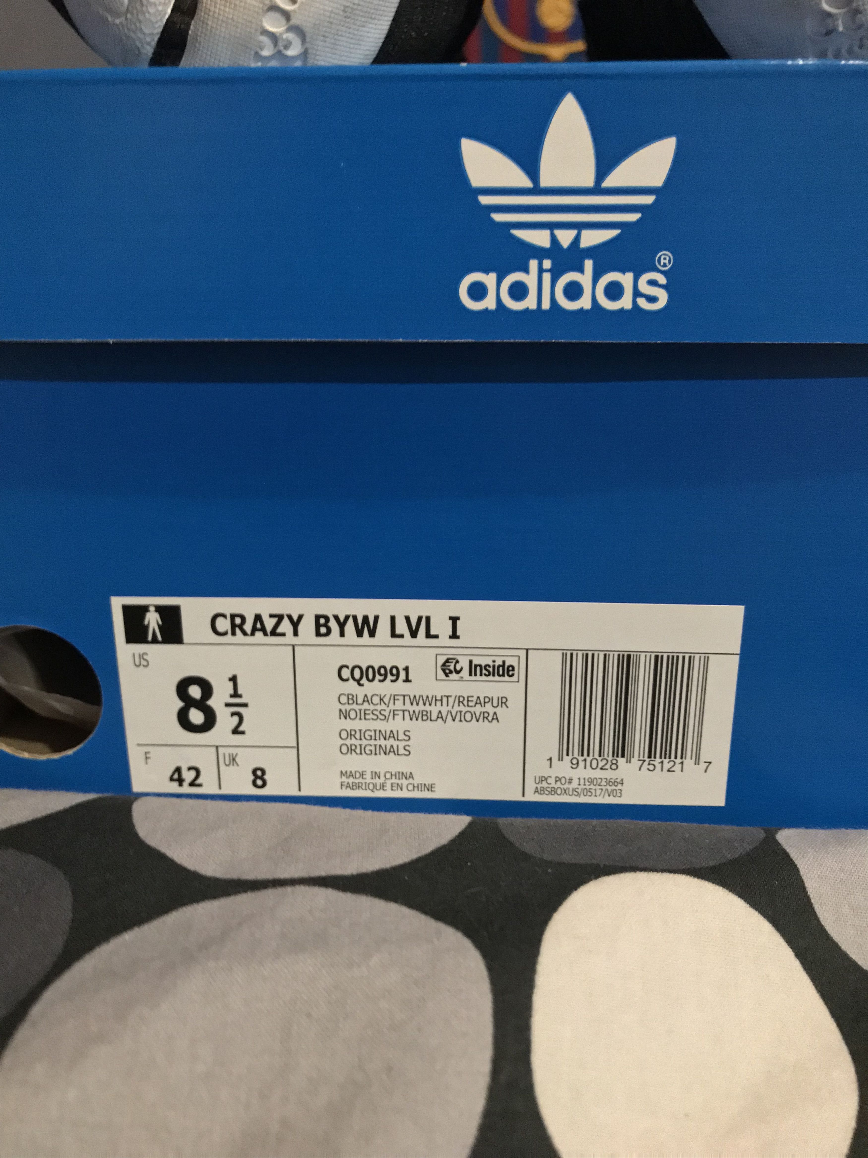 Adidas Adidas Crazy BYW Black Size US 8.5 / EU 41-42 - 5 Thumbnail