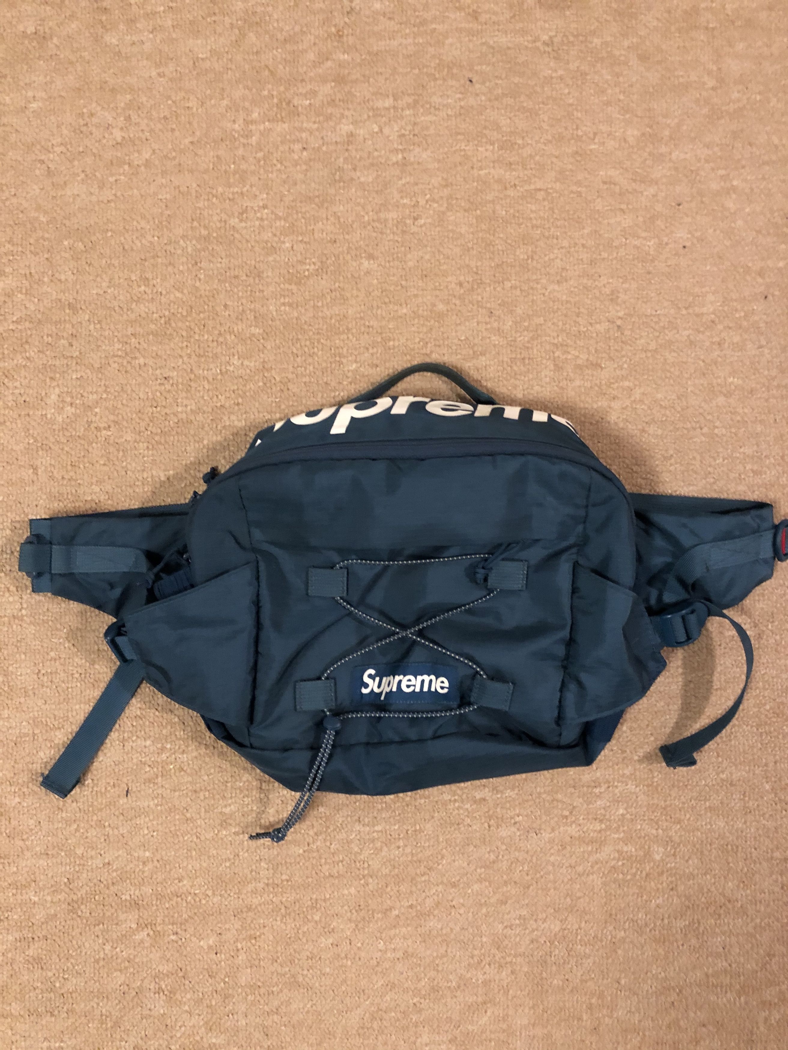 Supreme SS17 Teal Ripstop Waist Bag, Grailed