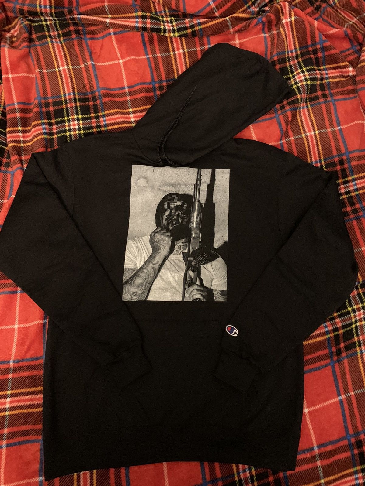 Champion Westside Gunn ' s Supreme Blientele x GxFR fendi mask hoodie |  Grailed