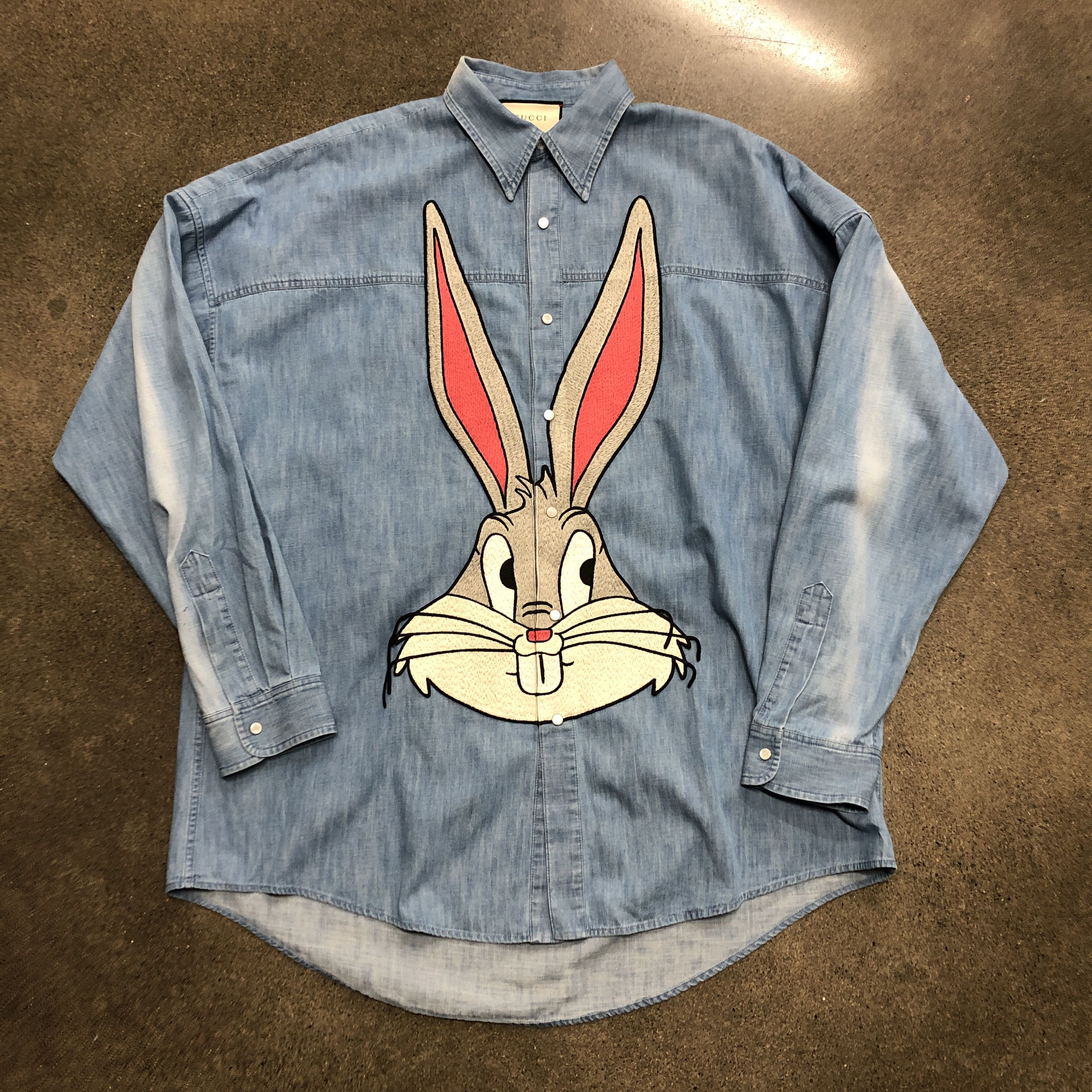 Gucci Gucci Bugs Bunny Denim Shirt - Brand New! | Grailed