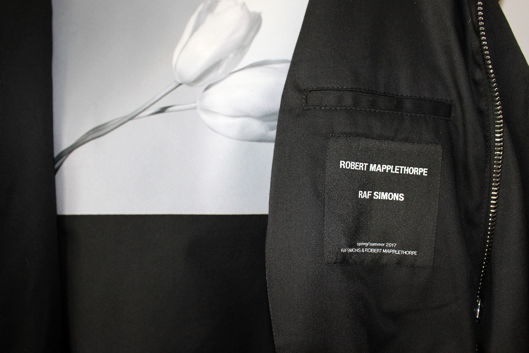 Raf Simons Raf Simons x Robert Mapplethorpe 'Tulips' Print Jacket