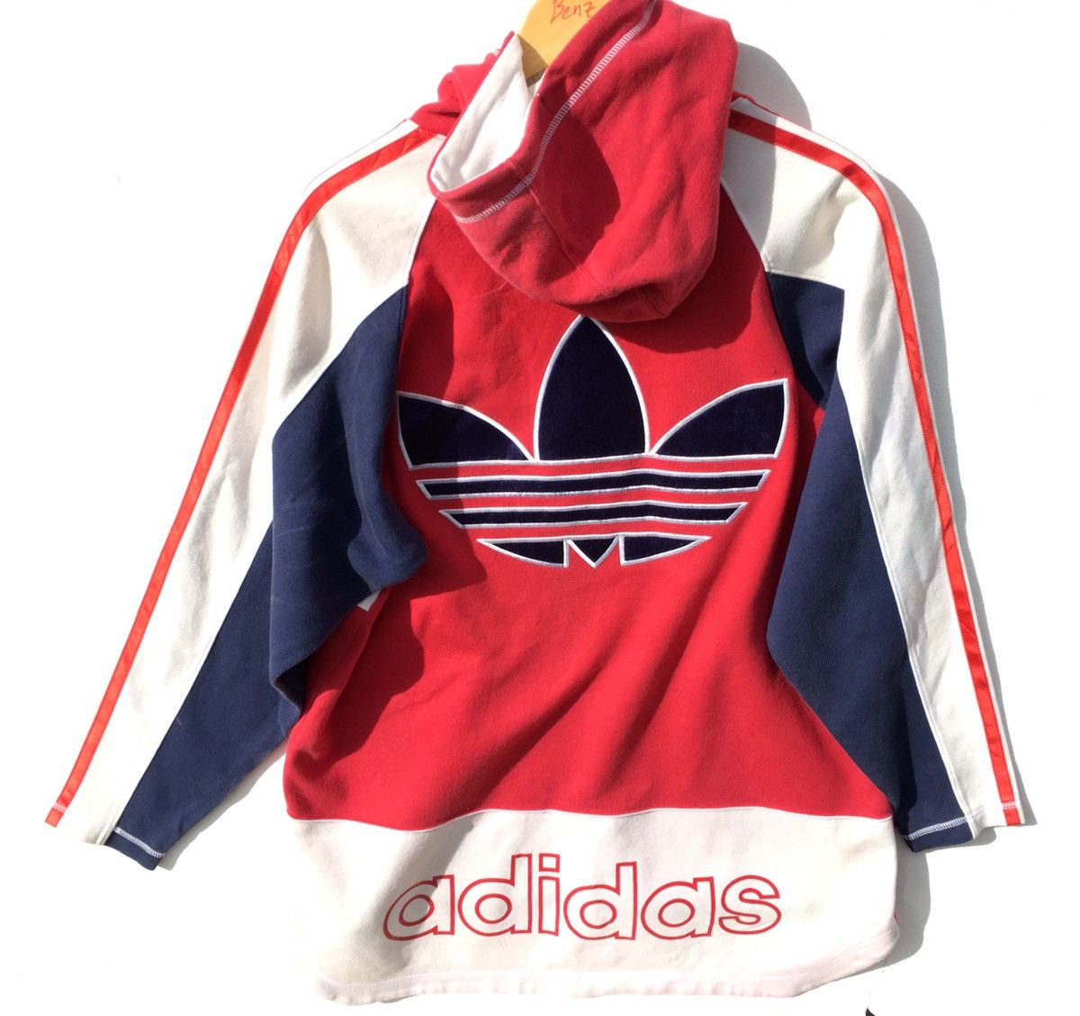 Vintage 80s adidas hip hop run dmc style hoodies top