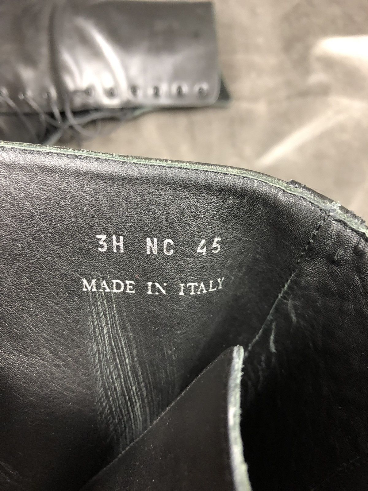 Dior × Hedi Slimane Rare! AW03 Luster Combat Boots Size US 11.5 / EU 44-45 - 6 Thumbnail