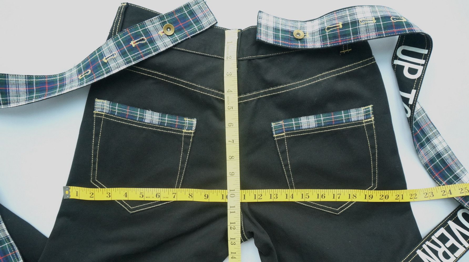 Japanese Brand SORRIDERE Detachable Spell Out Suspender Black Pants Size US 30 / EU 46 - 11 Thumbnail