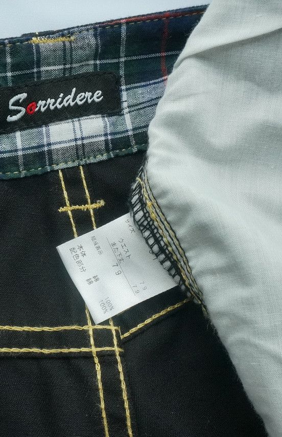 Japanese Brand SORRIDERE Detachable Spell Out Suspender Black Pants Size US 30 / EU 46 - 7 Thumbnail
