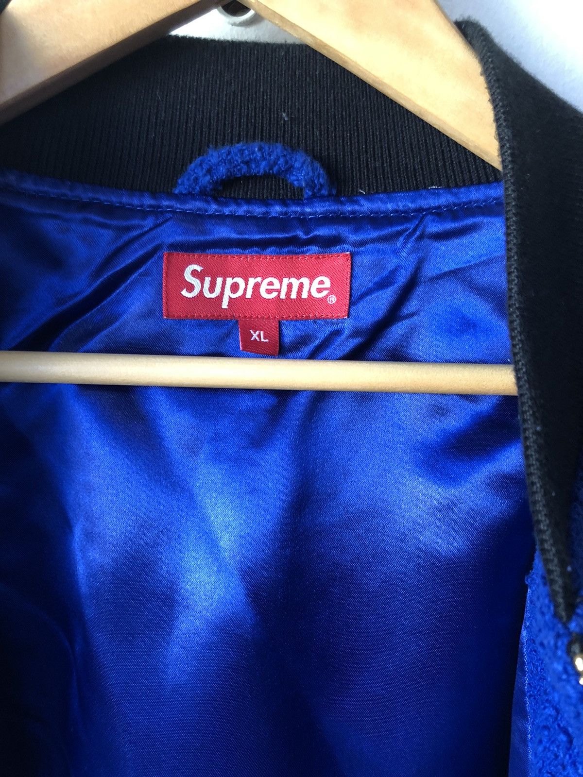 Supreme Supreme Boucle Varsity Jacket s/s 2016 ss16 box logo Size US XL / EU 56 / 4 - 3 Thumbnail