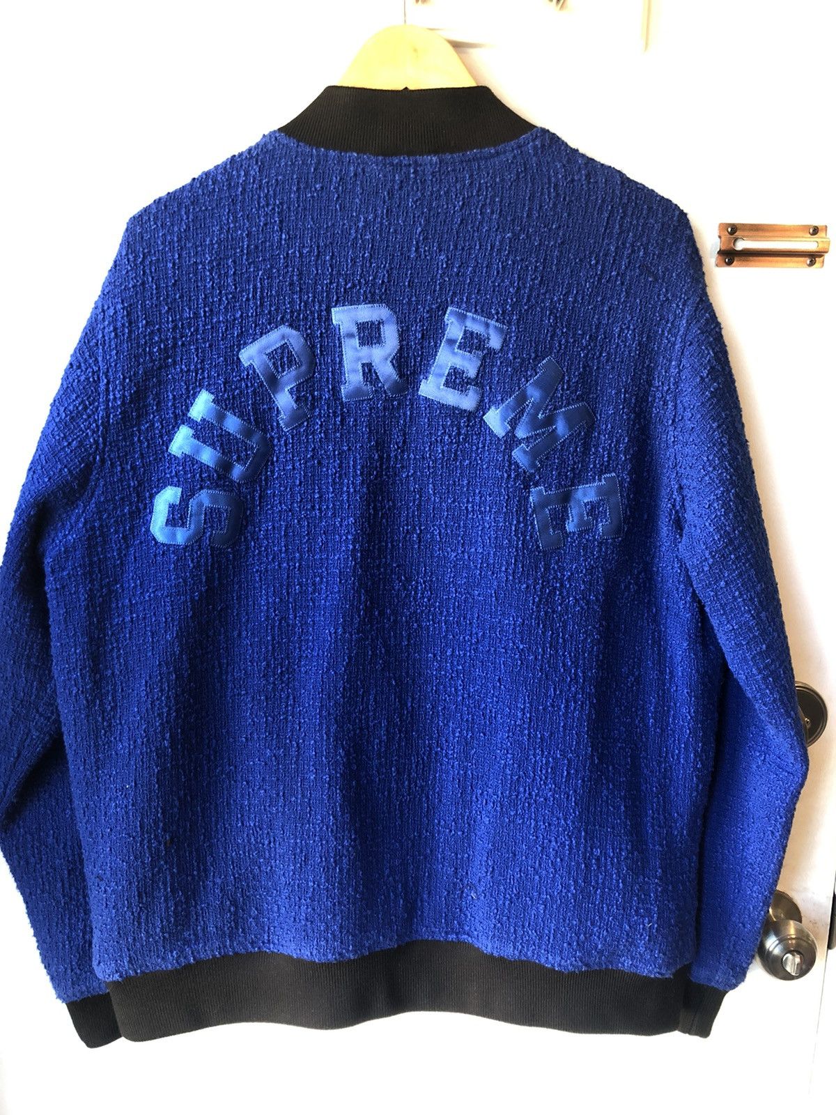 Supreme Supreme Boucle Varsity Jacket s/s 2016 ss16 box logo Size US XL / EU 56 / 4 - 2 Thumbnail