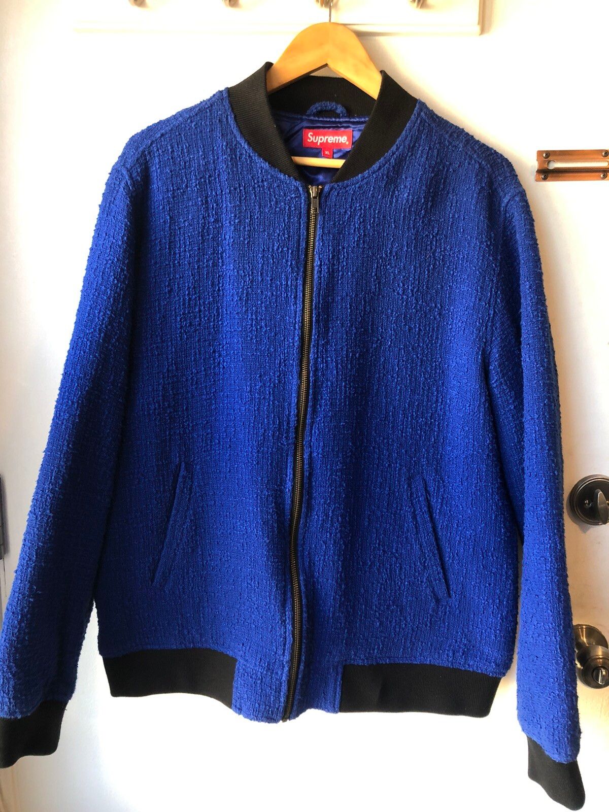 お得に購入 supreme 2016SS Boucle Varsity Jacket | www.artfive.co.jp