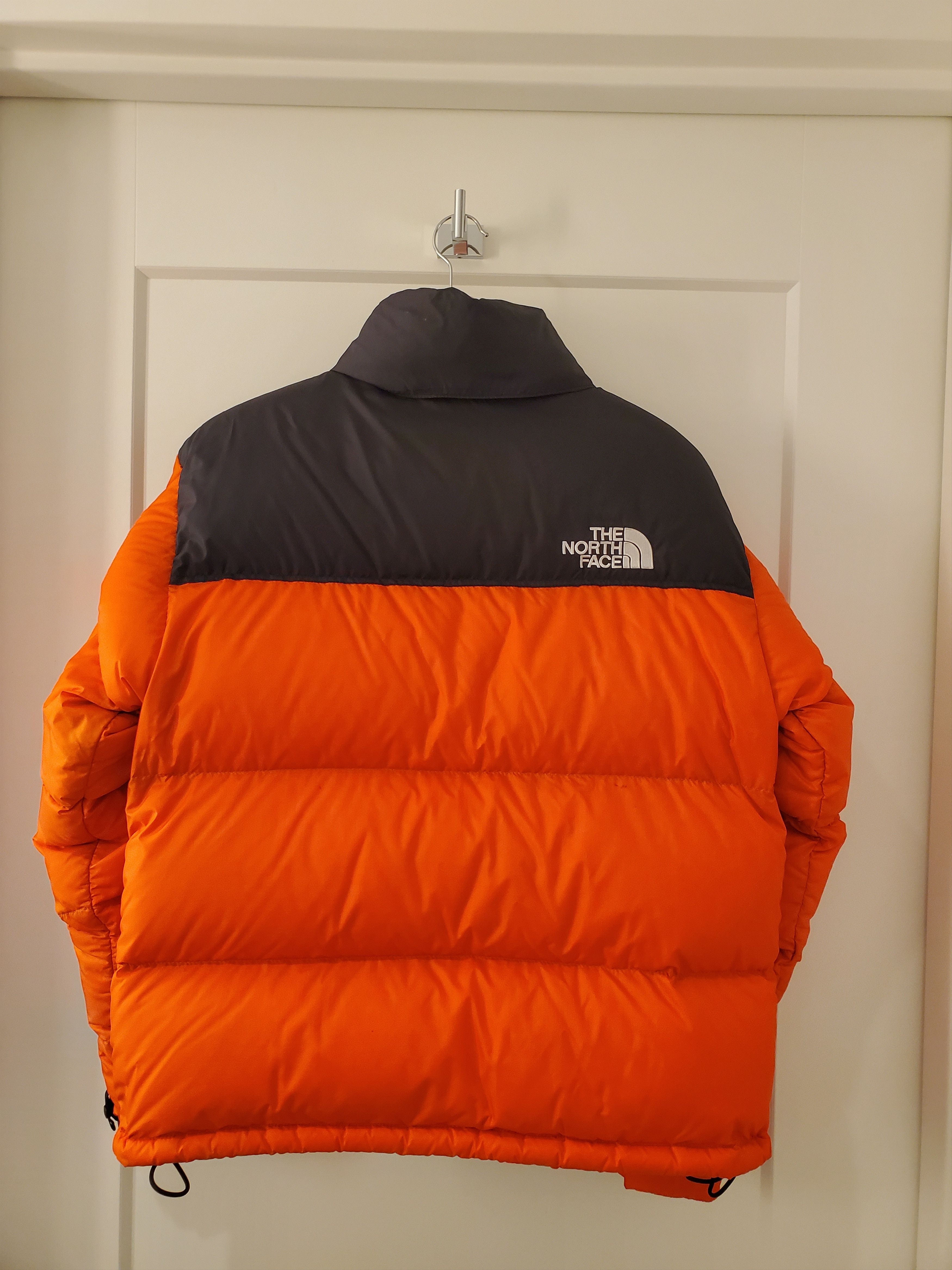 Men's 1996 retro nuptse jacket persian orange best sale