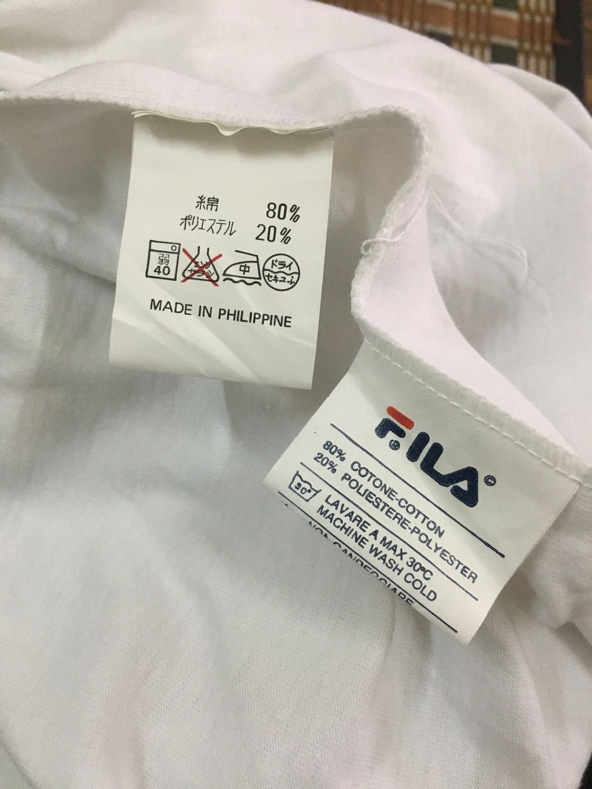 Fila Vintage 90s Fila tshirt big logo new old stock tag sticker Size US XL / EU 56 / 4 - 5 Thumbnail