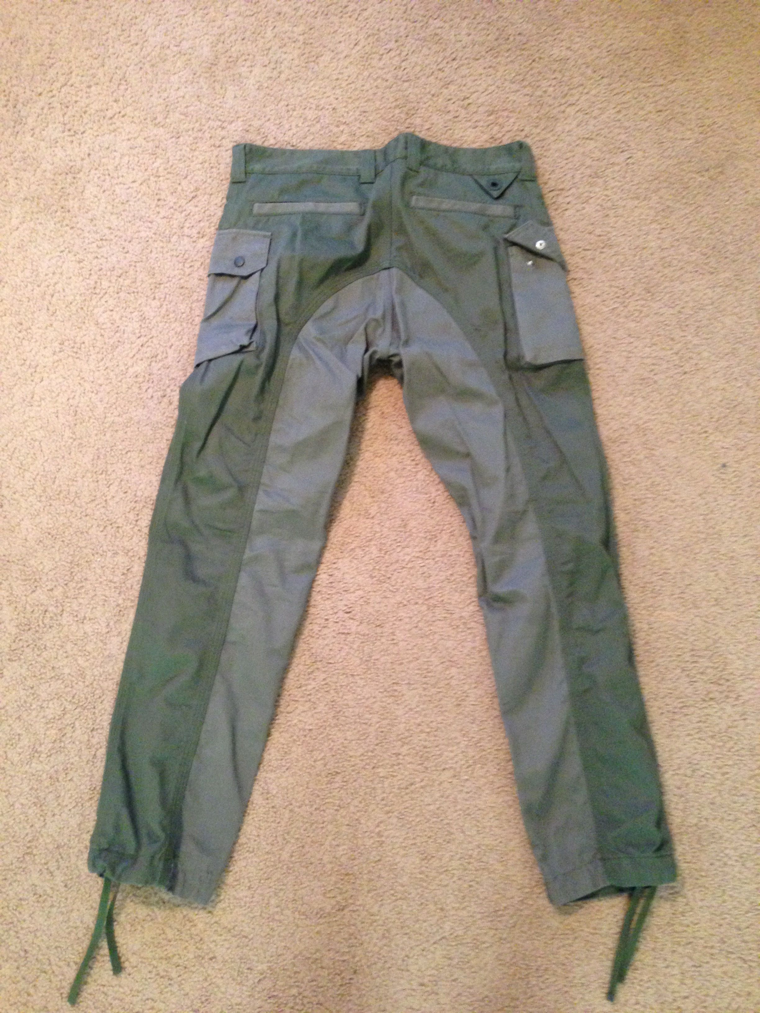 White Mountaineering Washed Fade Cotton Twill Cargo Pants Size US 32 / EU 48 - 4 Thumbnail