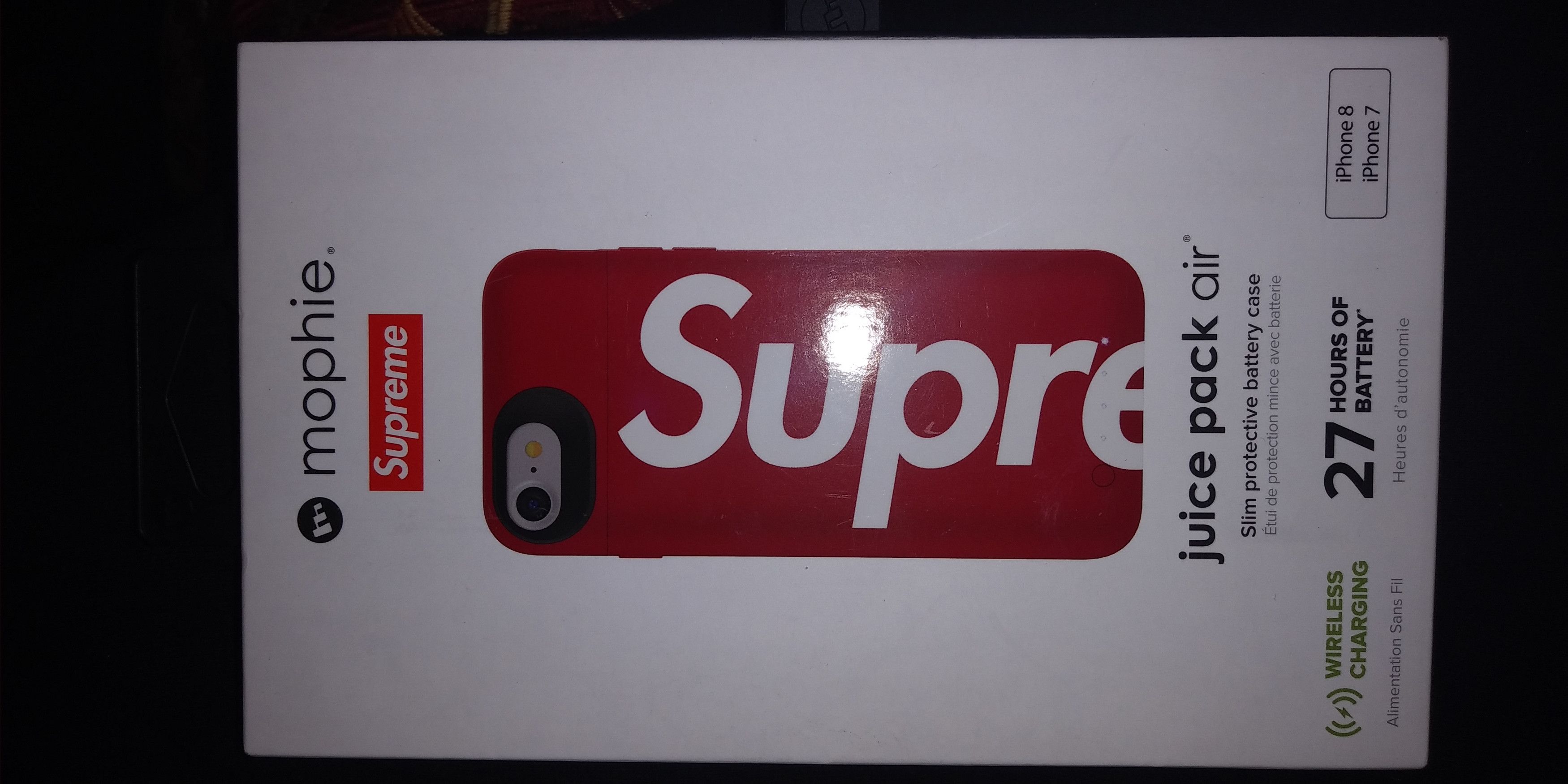 Supreme Mophie Case Supreme Mophie Juice Pack Air Red Battery Case