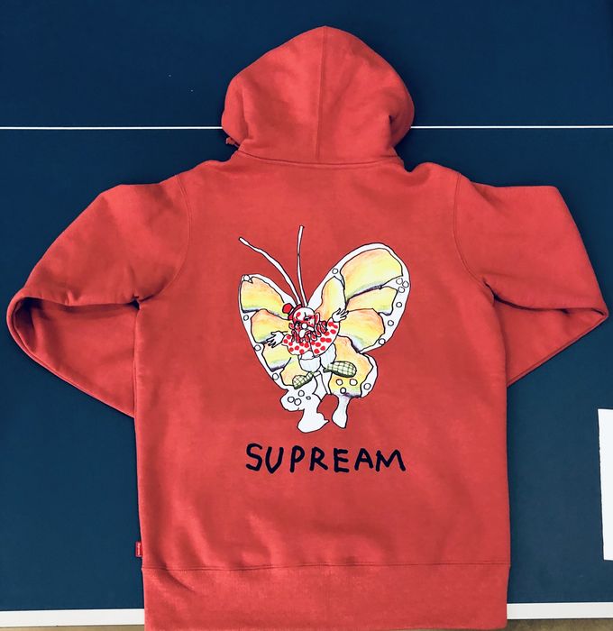 Supreme butterfly online hoodie