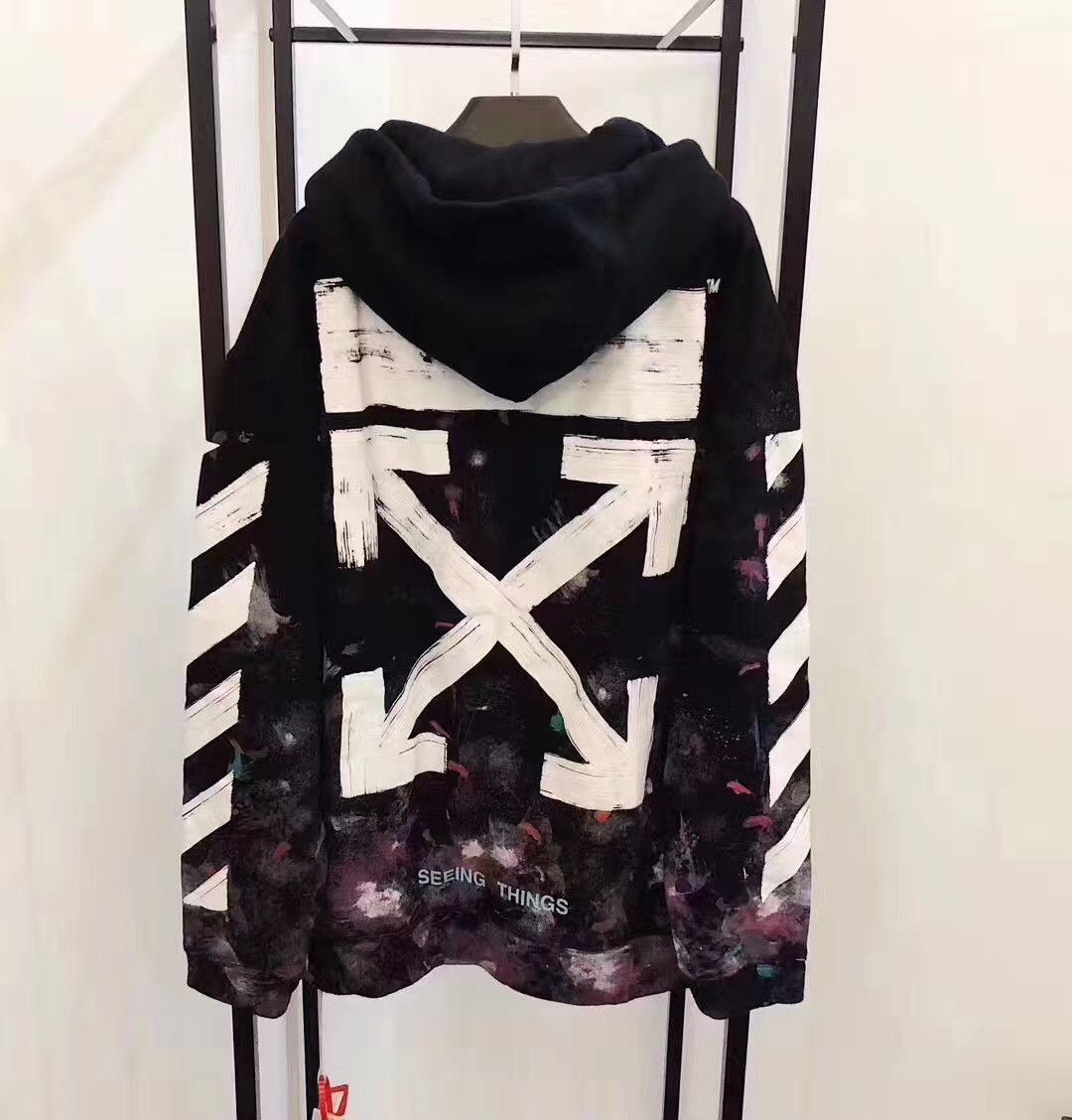 Galaxy off white hoodie clearance