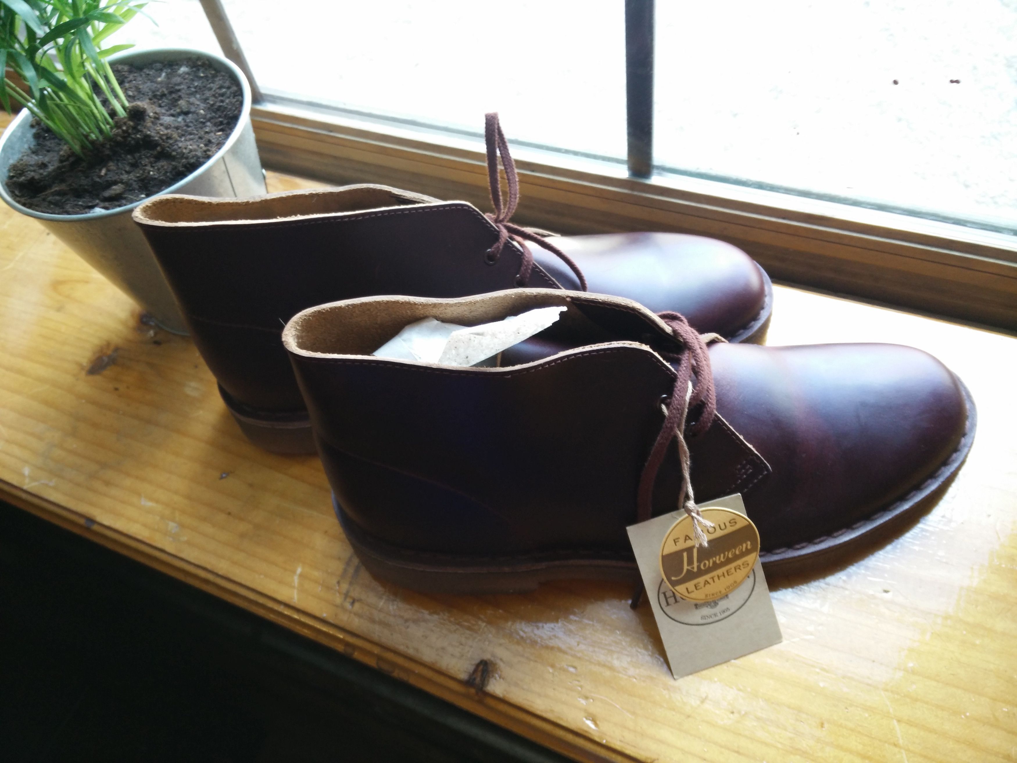 Clarks Horween Leather Horween Chromexcel Desert Boot Grailed