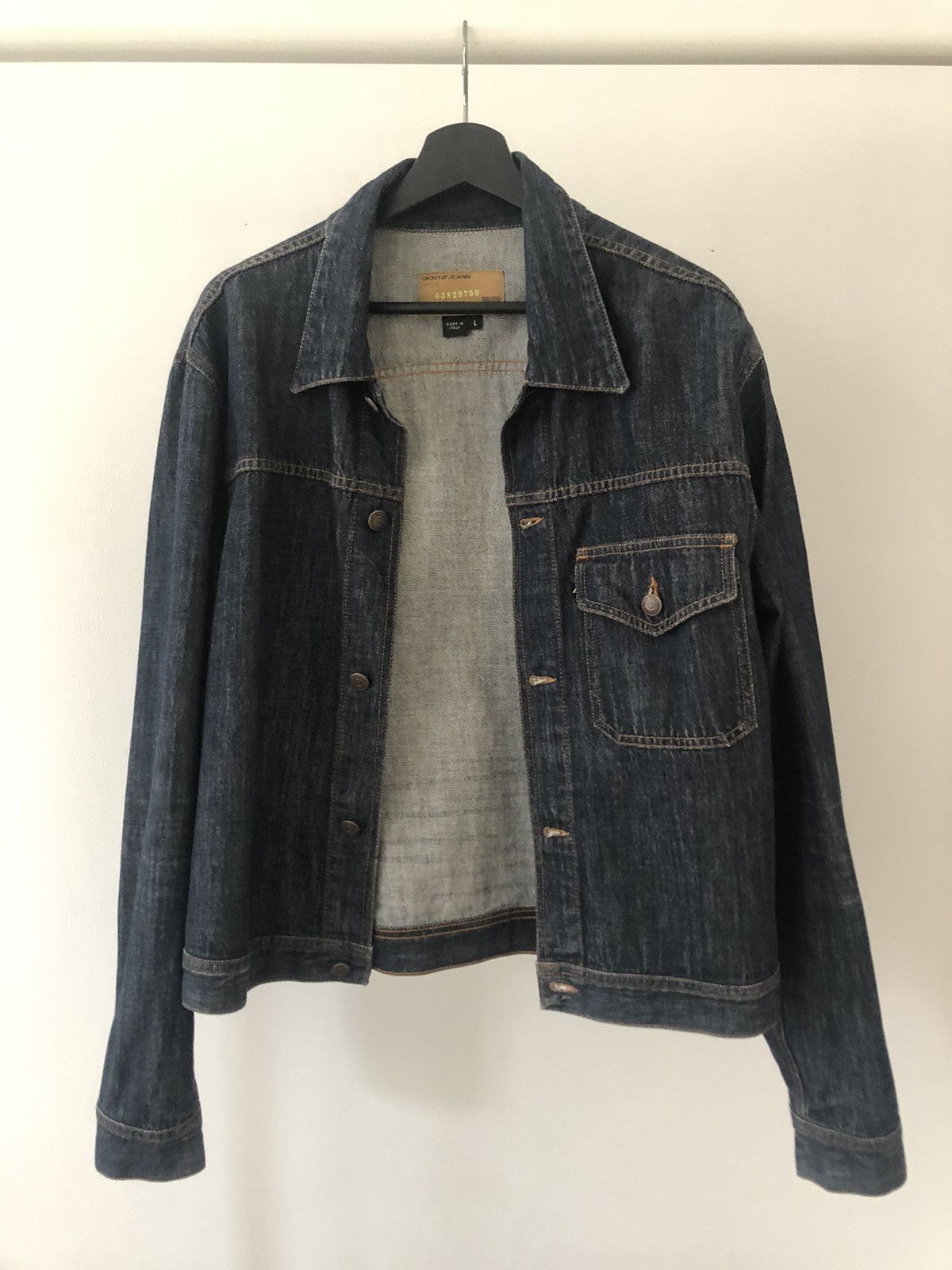 Dkny fashion denim trench