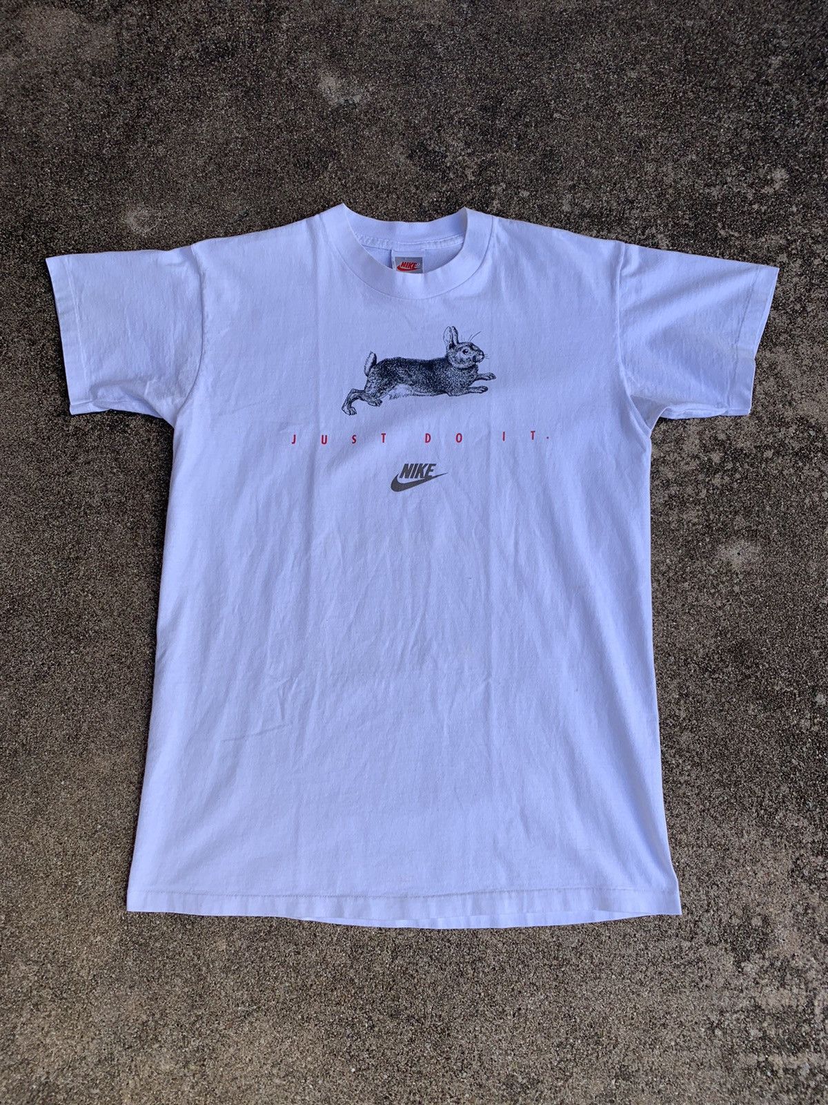 Nike Vintage Nike There is no finish line Rabbit Turtle 90s shirt | Grailed