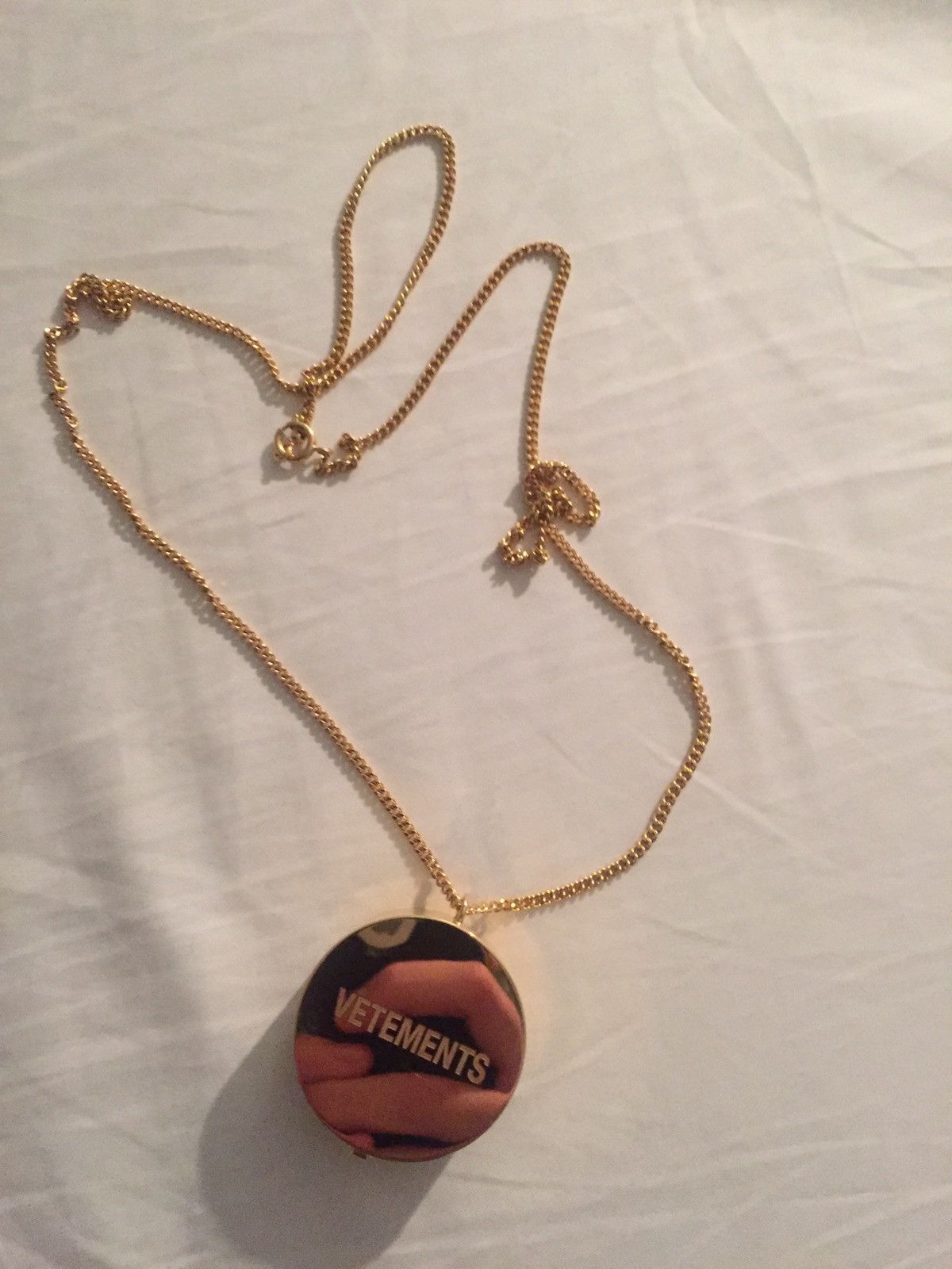 Vetements Gold Grinder Necklace Size ONE SIZE - 1 Preview