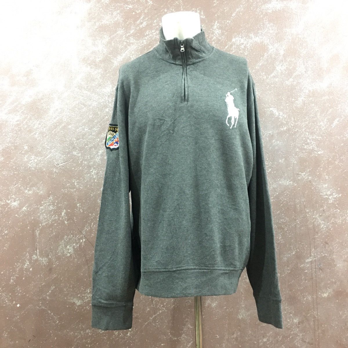 Polo Ralph Lauren Polo Ralph Lauren Halfzip Sweatshirt Size US L / EU 52-54 / 3 - 1 Thumbnail