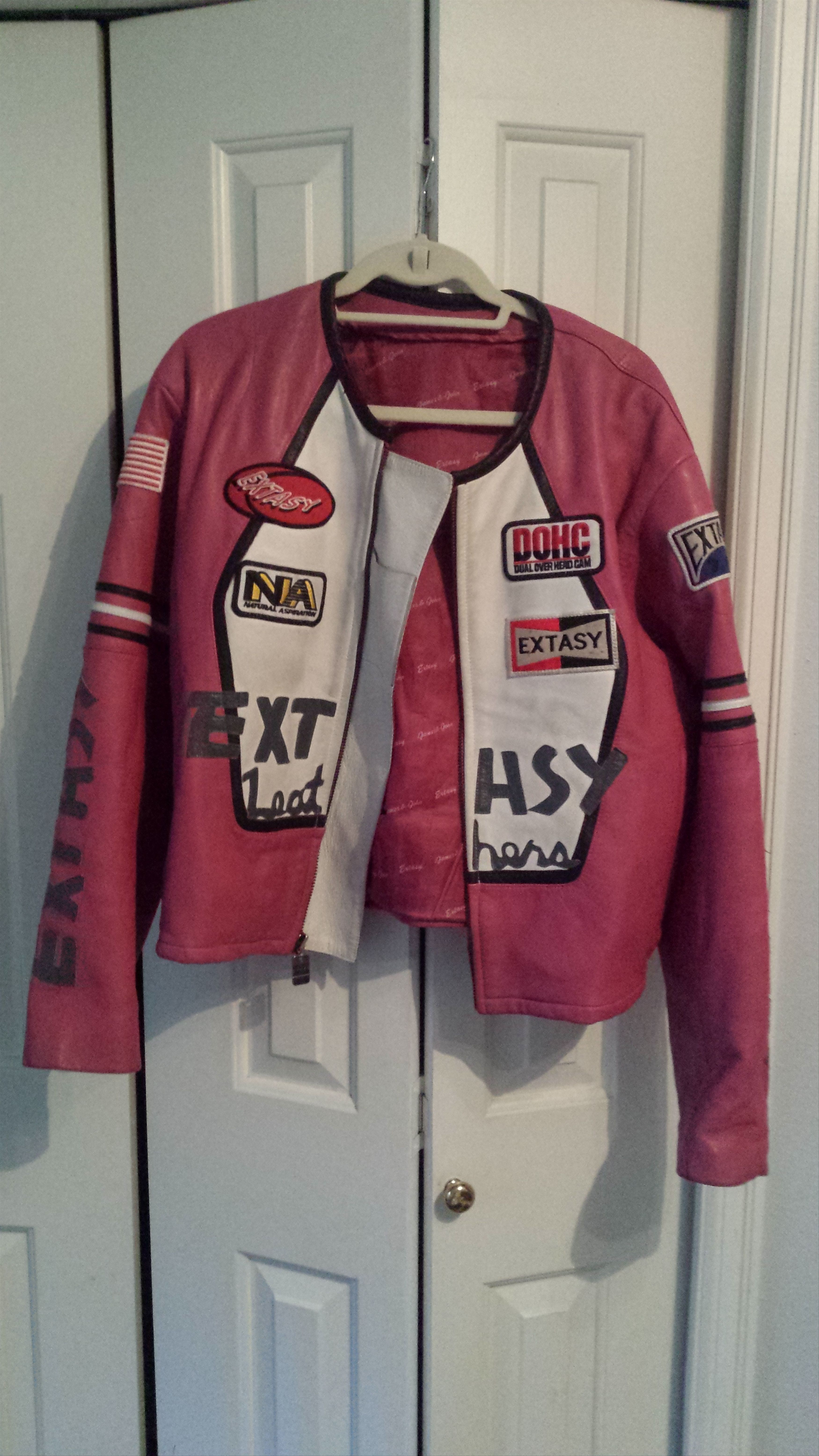Leather Jacket Pink Extasy Rider Jacket | Grailed Leather Jacket Pink Extasy Rider Jacket | Grailed