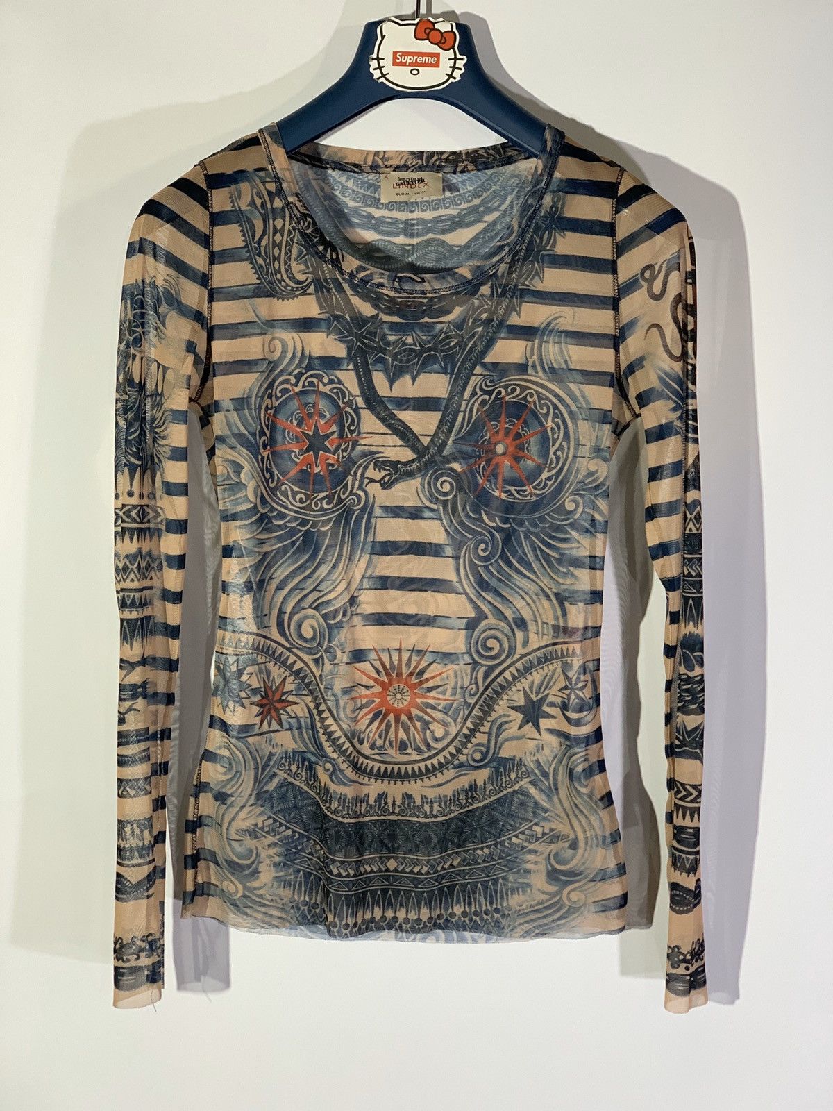 Jean Paul Gaultier tattoo top