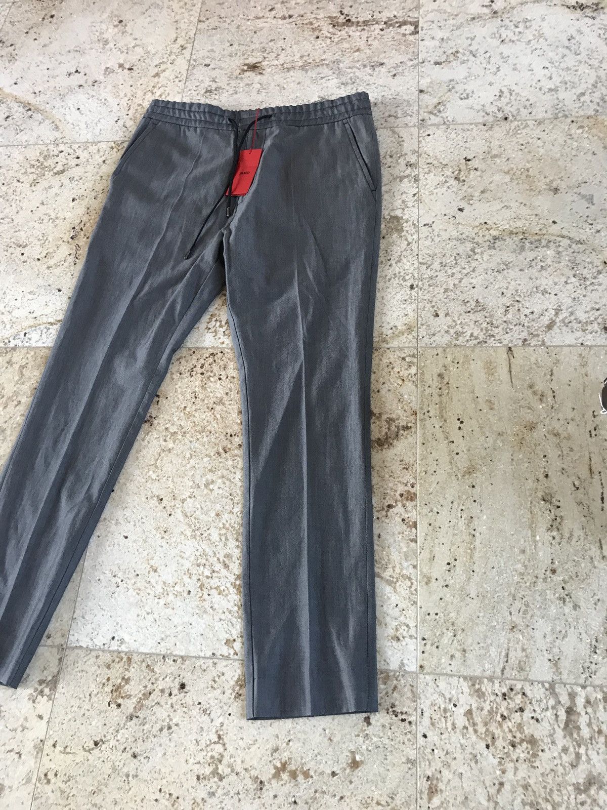 Hugo Boss Drawstring Wool Pants Size US 32 / EU 48 - 5 Thumbnail