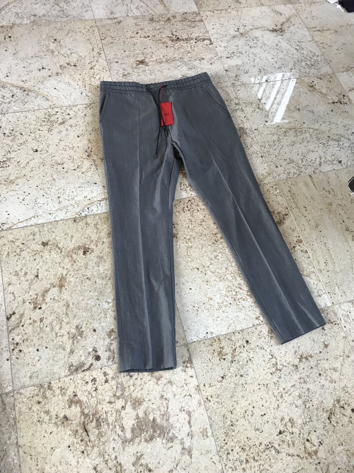 Hugo Boss Drawstring Wool Pants Size US 32 / EU 48 - 4 Thumbnail