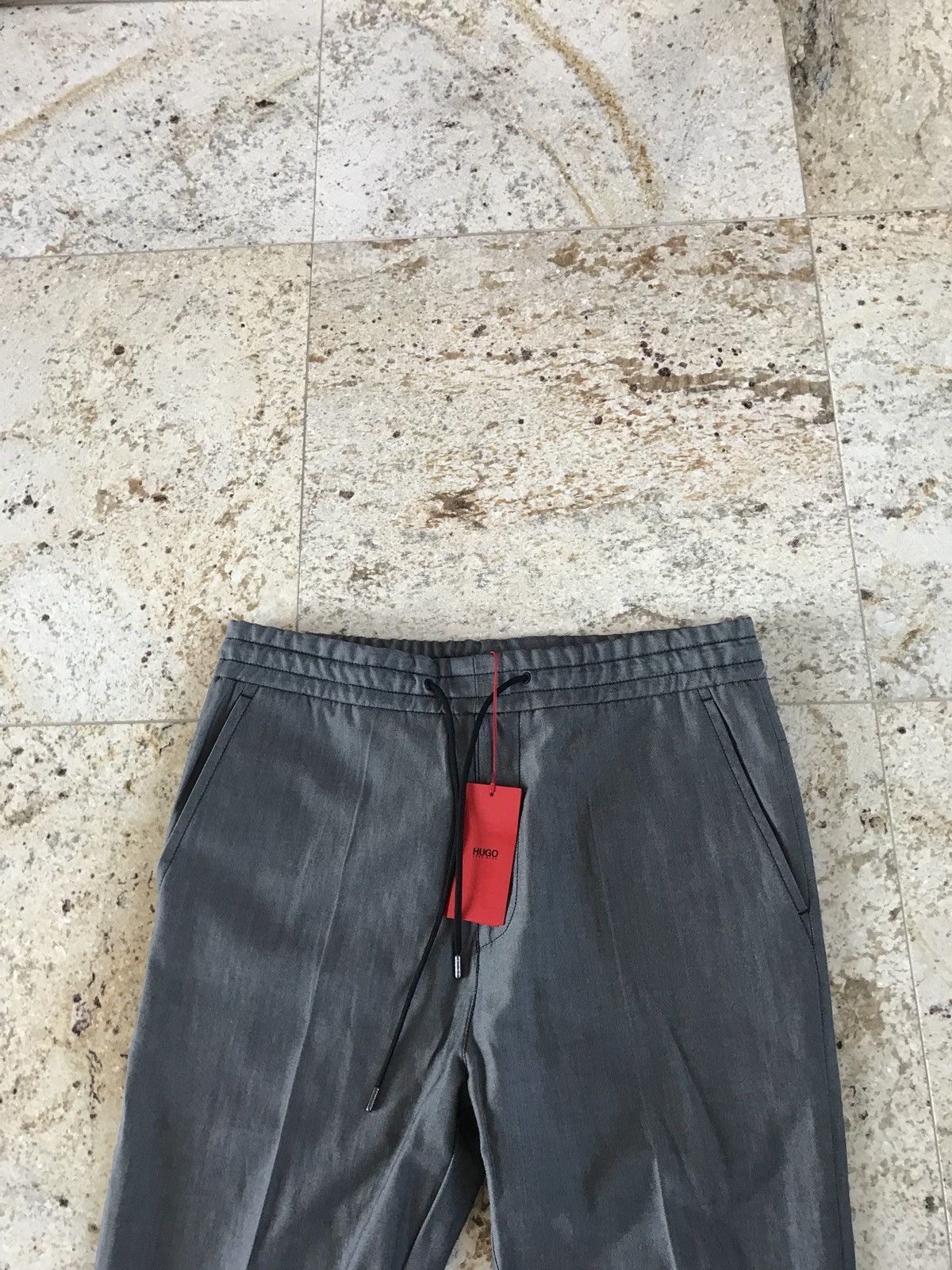 Hugo Boss Drawstring Wool Pants Size US 32 / EU 48 - 6 Thumbnail