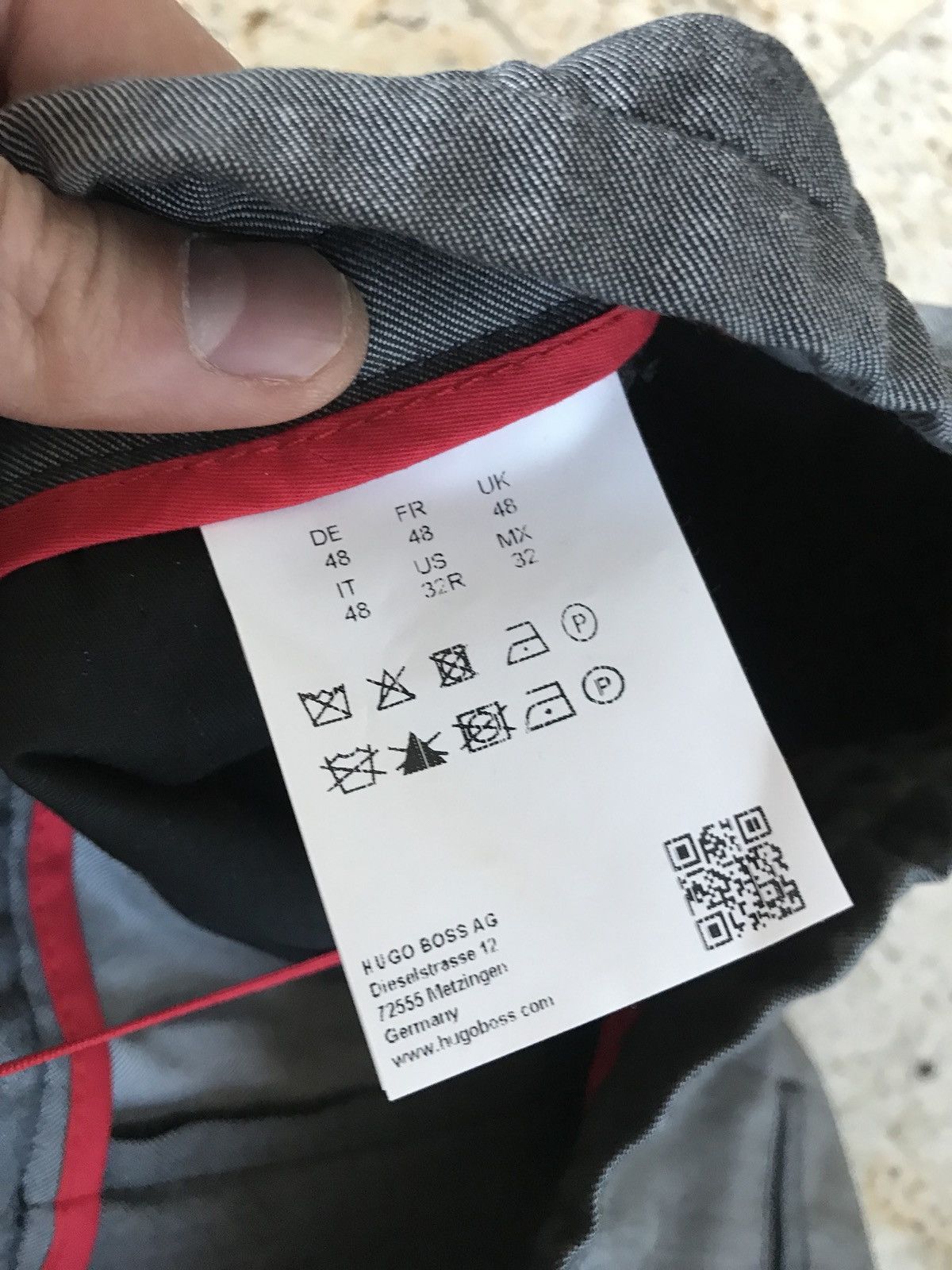 Hugo Boss Drawstring Wool Pants Size US 32 / EU 48 - 9 Thumbnail