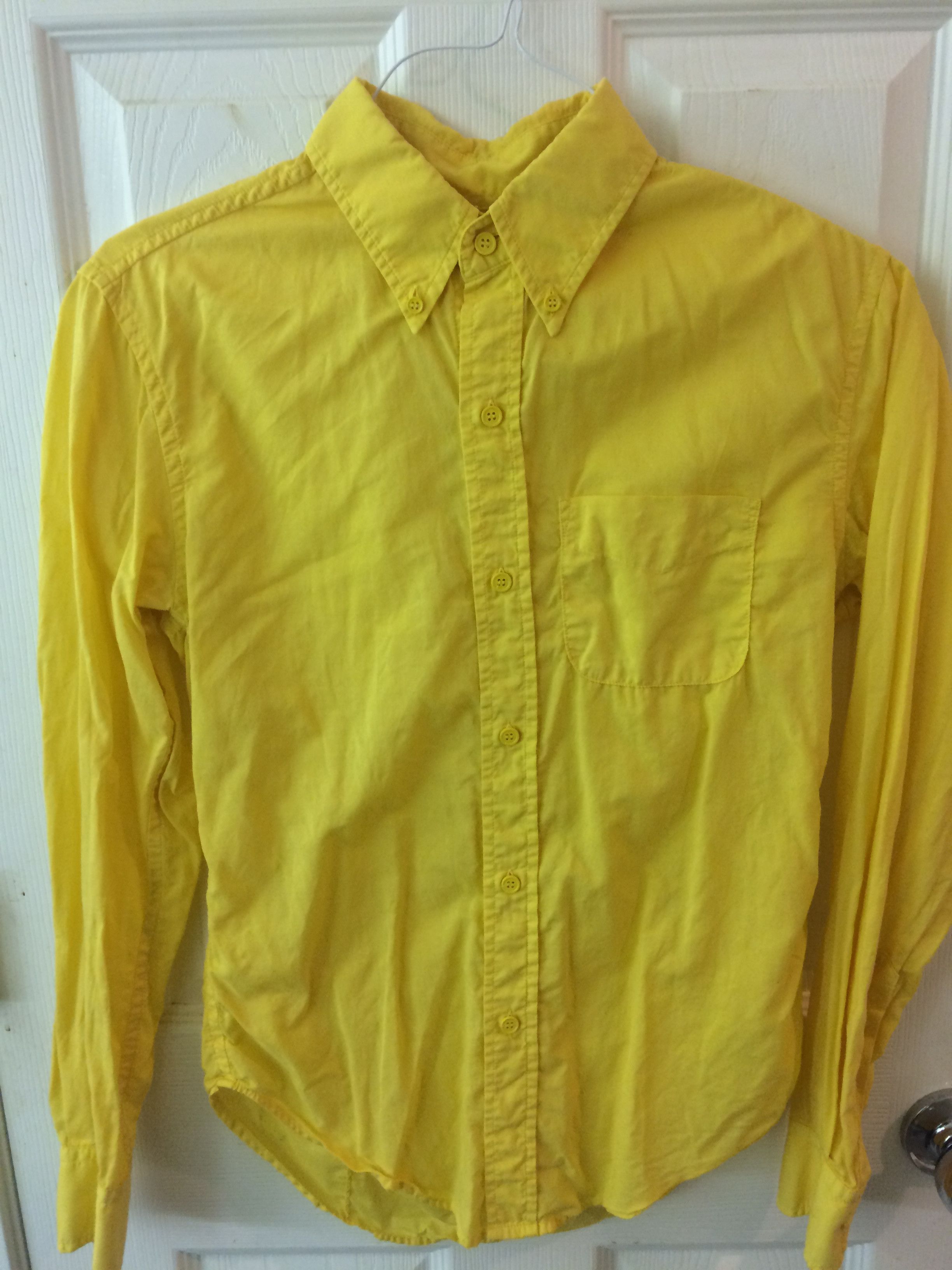 Band Of Outsiders Yellow Batiste Shirt Size US XS / EU 42 / 0 - 2 Preview