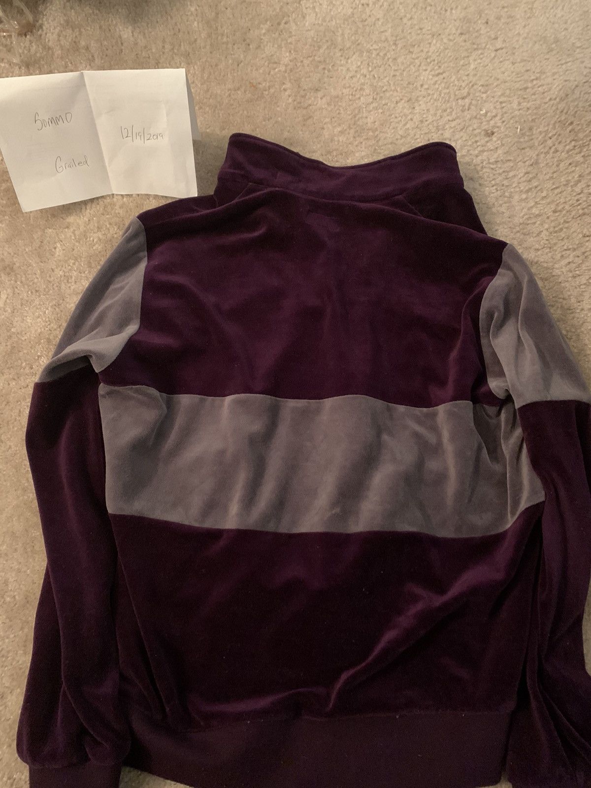 Supreme Supreme Velour Half Zip Pullover Size US M / EU 48-50 / 2 - 3 Thumbnail
