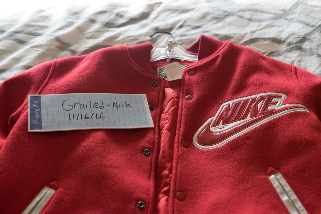 Supreme Supreme X Nike SB Red Varsity Jacket 2007 | Grailed