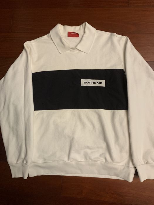 Supreme polo cheap crewneck