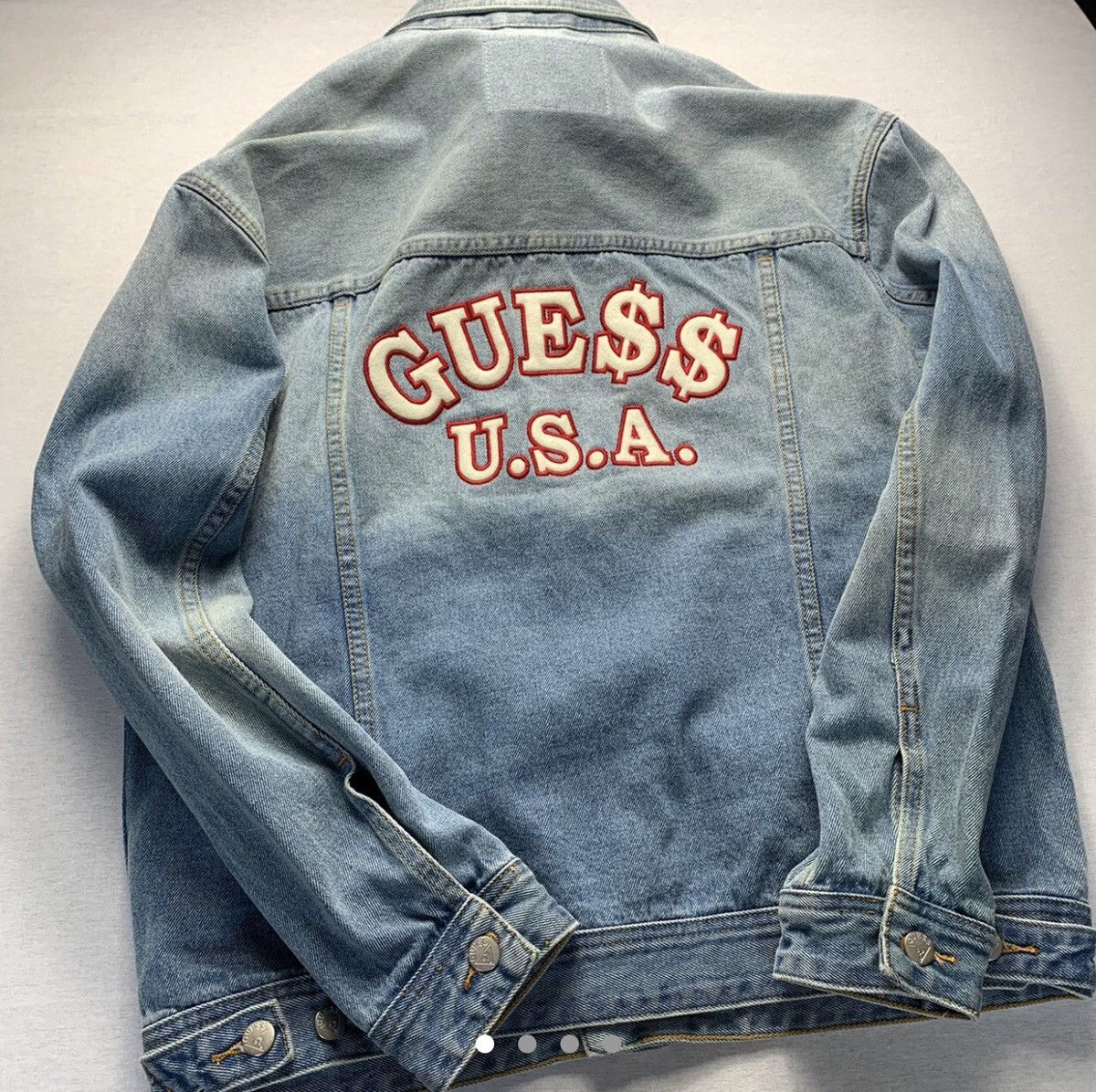 Kollegium sammensmeltning Bytte Guess Guess X Asap Rocky Denim Jacket Brand New | Grailed