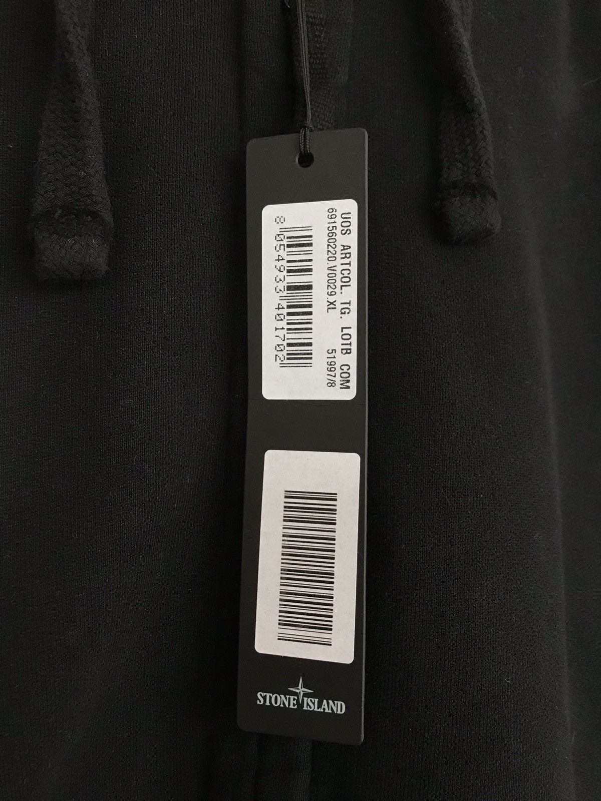 Stone Island Stone Island Zip Up Hoodie Black Size US XL / EU 56 / 4 - 4 Thumbnail