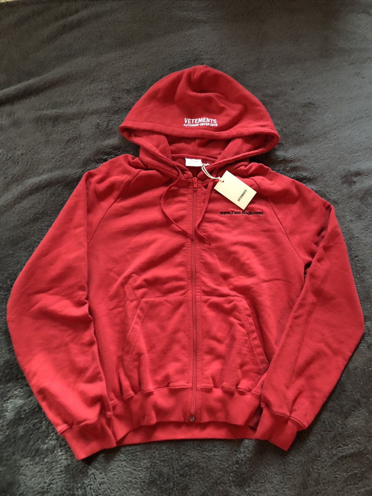 Vetements Vetements 2018 Free Hugs Hoodie | Grailed