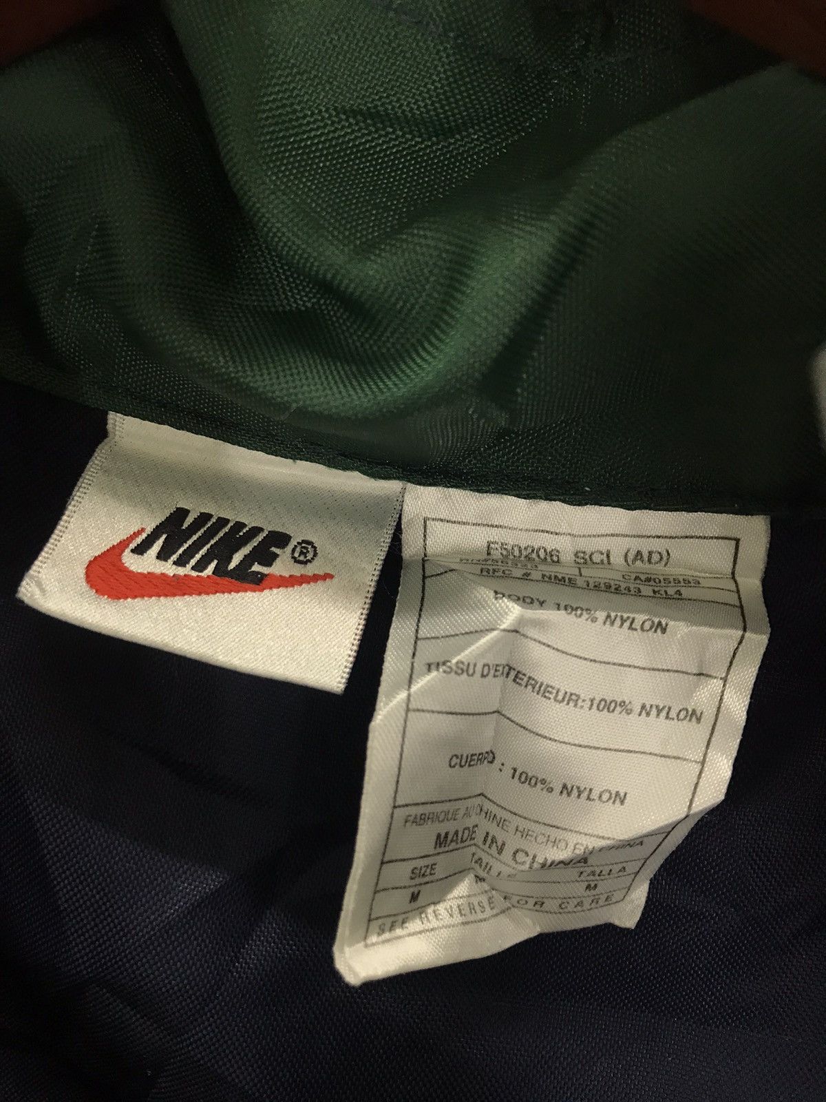 Nike × Nike ACG × Vintage Vintage Nike swoosh half zipper jacket windbreaker Size US M / EU 48-50 / 2 - 8 Thumbnail