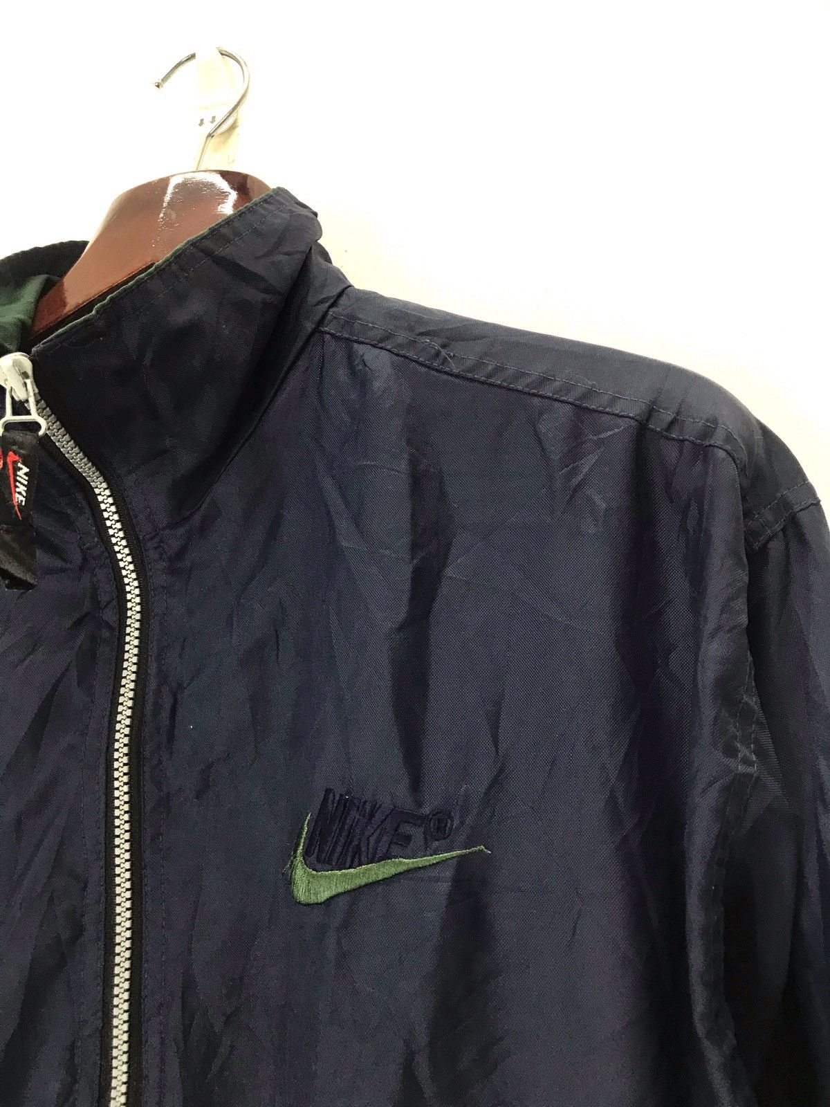 Nike × Nike ACG × Vintage Vintage Nike swoosh half zipper jacket windbreaker Size US M / EU 48-50 / 2 - 4 Thumbnail