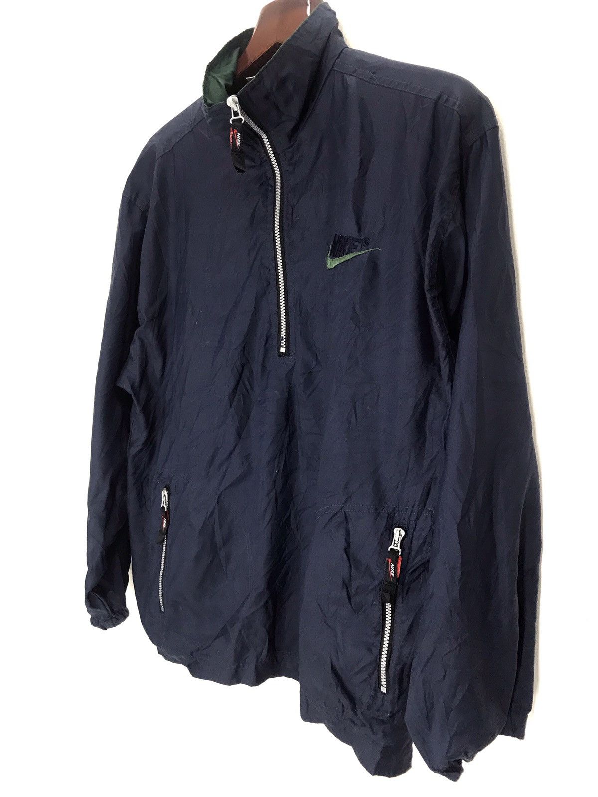 Nike × Nike ACG × Vintage Vintage Nike swoosh half zipper jacket windbreaker Size US M / EU 48-50 / 2 - 2 Thumbnail