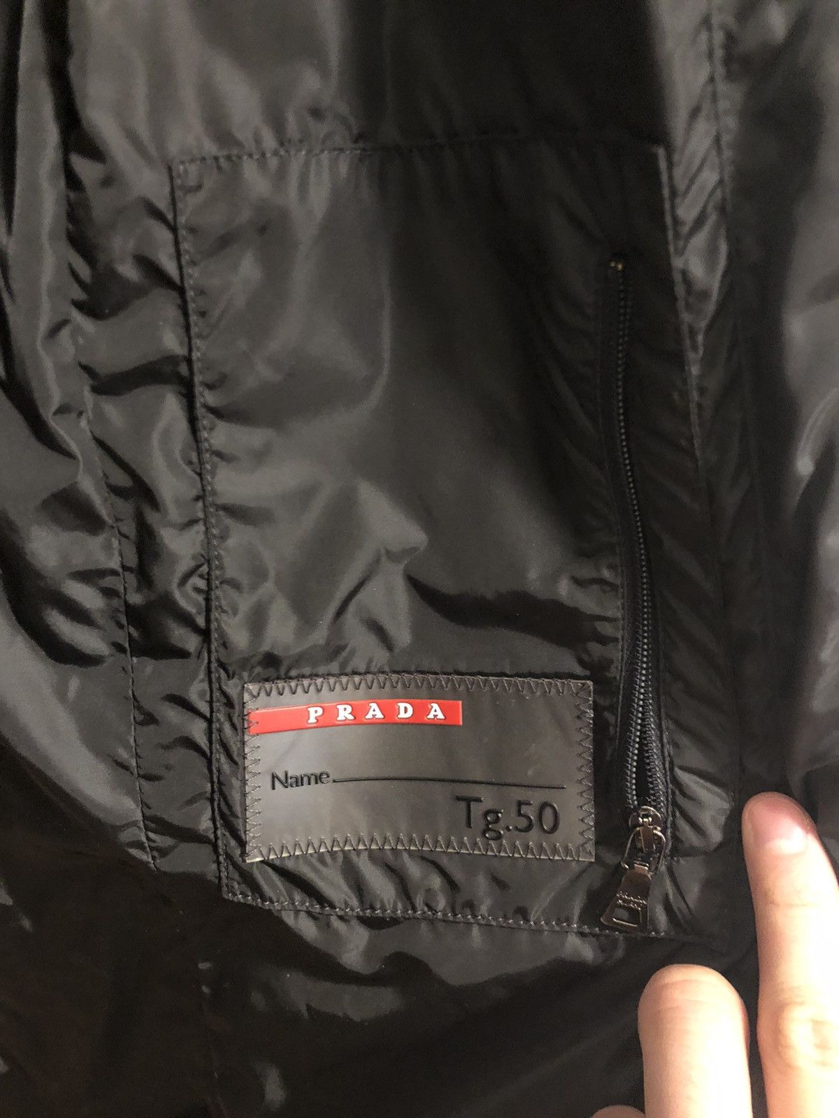 Prada Vintage Prada Nylon Shell Jacket Art.SGV927 | Grailed