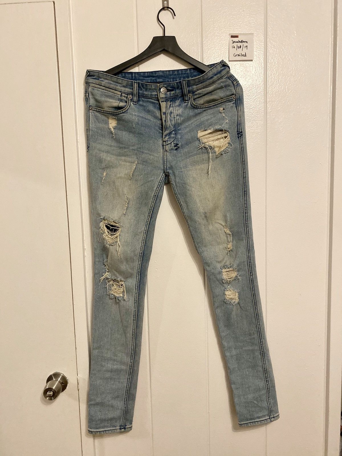 Ksubi Van Winkle Jean Trashed Dreams Size US 31 - 1 Thumbnail