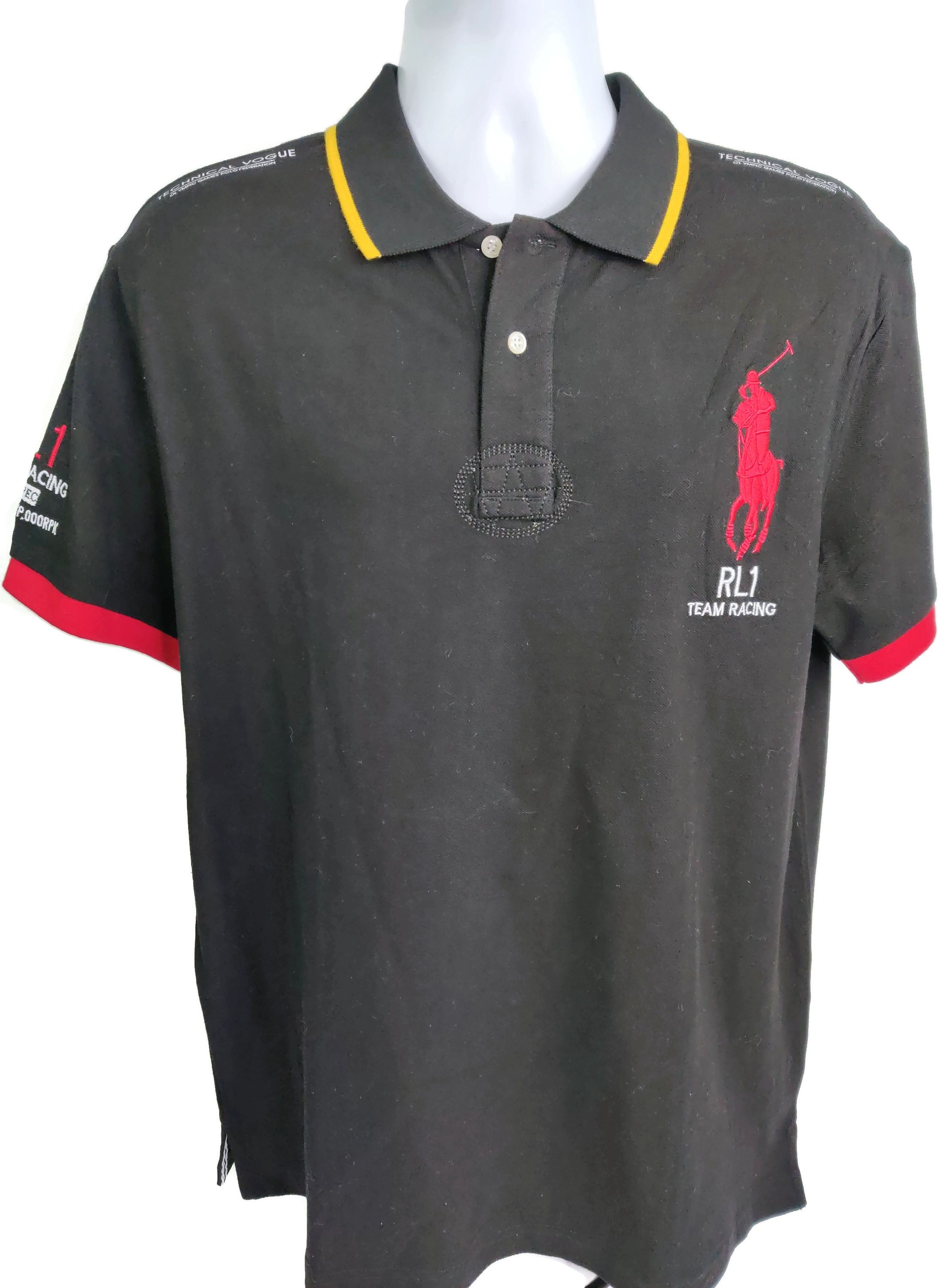 LARGE Ralph Lauren good Polo racing rugby.